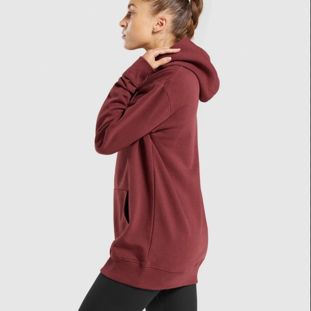 Gymshark boyfriend hoodie XS brown